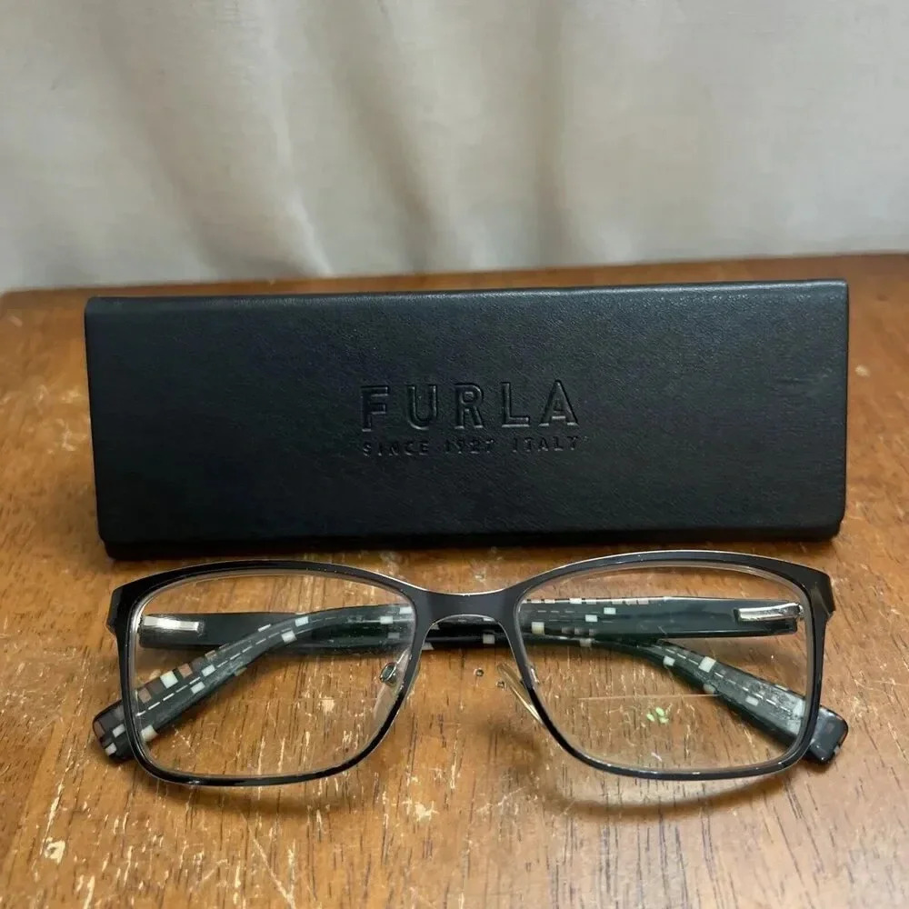 Furla 54-16-140 Black Eyeglass Full Frames With Bi Lens Reading‎ Near Far Square